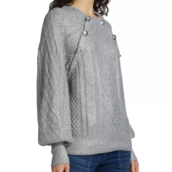 Veronica Beard Grady Merino Wool Blend Sweater - Picture 2 of 6